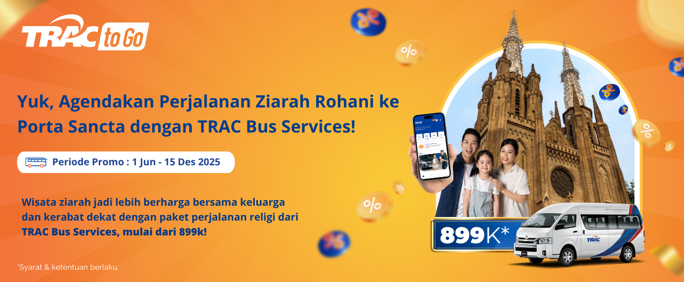 Sewa Hiace untuk Wisata Ziarah Porta Sancta 2025 – Hanya Rp899 Ribu!
