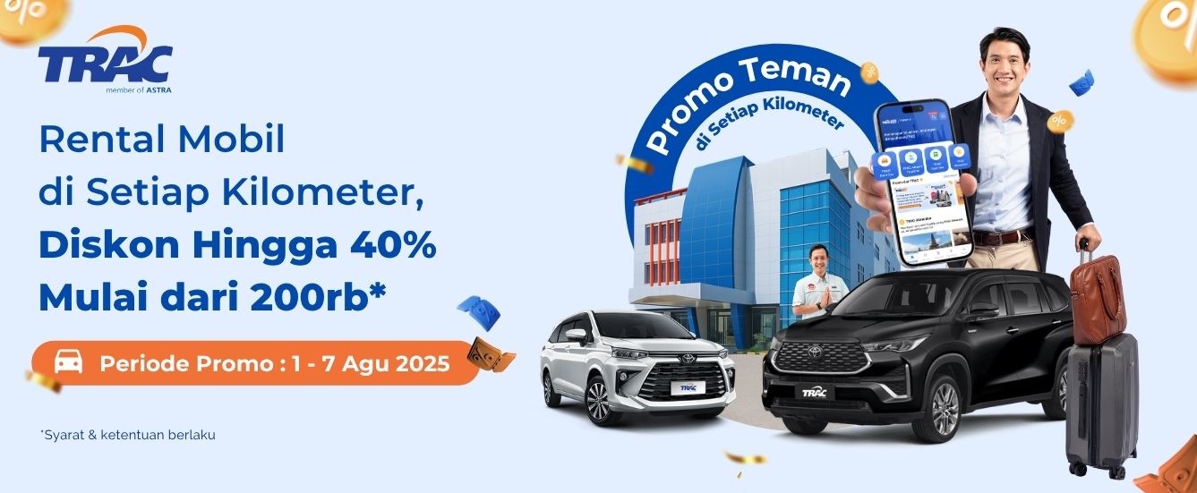 Promo Rental Mobil Lepas Kunci TRAC Mulai Rp 200 Ribuan