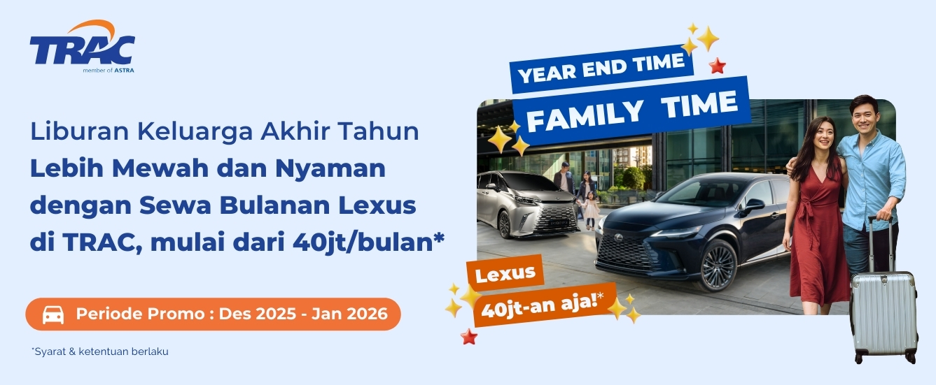 Sewa Lexus di TRAC Mulai Rp40 Jutaan per Bulan